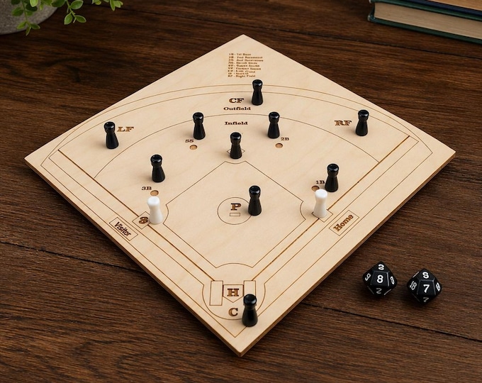 Dice Baseball Board Game: Family Fun, Learn Baseball