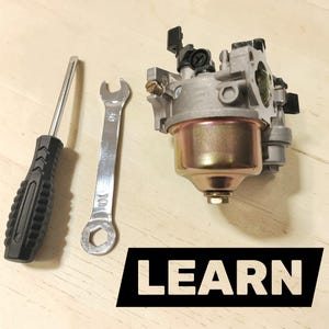 Small Engine Carburetor Learning Kit – Disassembly Practice, Repair Education (PDF Manual)