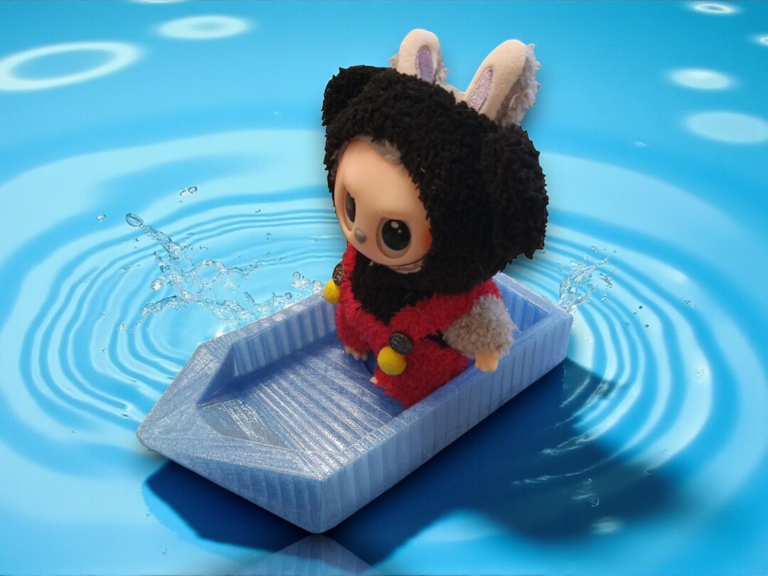 Floating Labubu Boat Stand – 3D Printed Toy Display That Really Floats ...