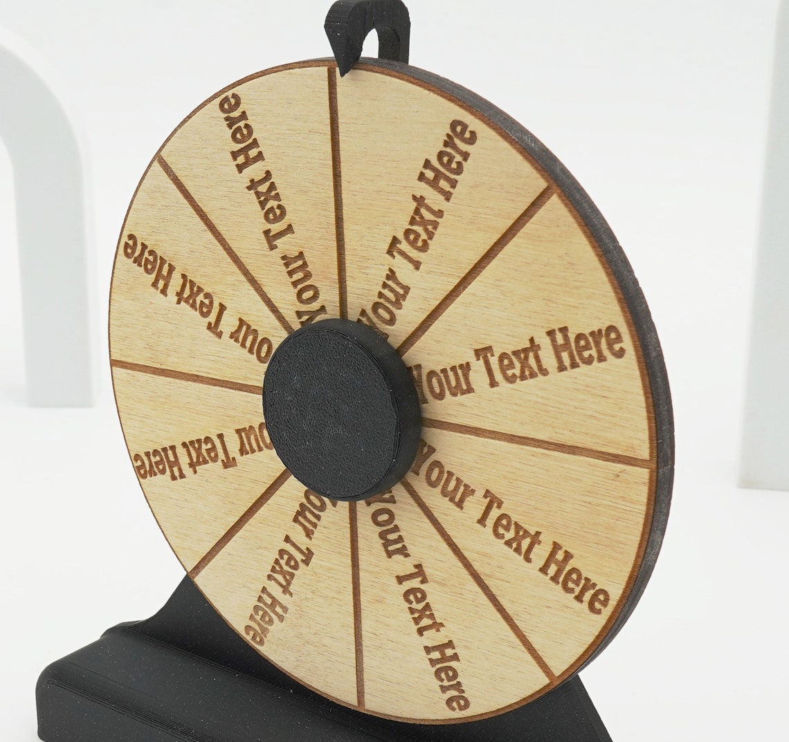 Customized Spinner Wheel of Fortune Make Your Own Prize Wheel of Chance ...