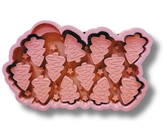 Christmas Tree Cookie Tart Wax Melt Silicone Mold