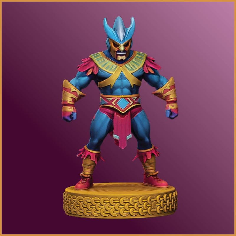 3 Pieces Male Mexican Wrestler Cape Pants Headgear Cosplay Costume