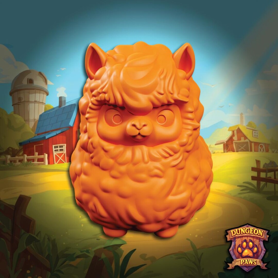 Alma the Alpaca | Chibi Miniature | Dungeon Paws | Tiny Pals Farm ...