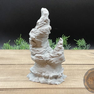 Fire Rock | Wilderness Pinnacle | Miniature Gaming Terrain | GameScape3D | Sea Stack Cove | DnD | RPGs