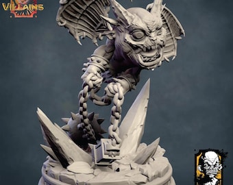 Little Devil | Demon Miniature | TxikiDesign Studio | Heroes and Villains Vol. 1 | 3D Resin Print