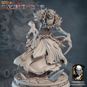Grimtalon el Hueco / Miniatura de Ghoul Garra de Hueso / TxikiDesign Studio / Criaturas / Impresión en resina 3D