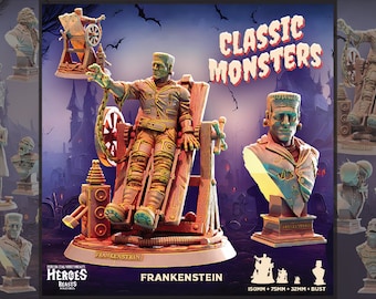 Frankenstein's Monster | Undead Miniature | Heroes & Beasts | Classic Movie Monsters | 32mm