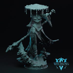 The Fungal Queen | Parasitic Miniature | Witchsong Miniatures | 3D Resin Print