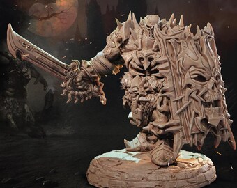 Argark Blood-Draughter | Mutant Warrior Miniature | SolGood Creations | 3D Resin Print