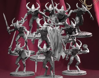 Blood Guard | Demon Miniature | Cult of Blood | Parasite Collectibles | 3D Resin Print