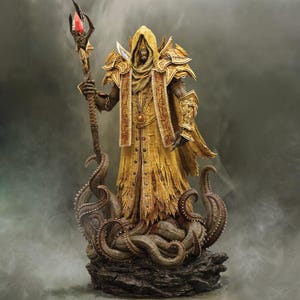 Hastur, Re in Giallo / Miniatura Lovecraft / Mythos Makers / Stampa in resina 3D