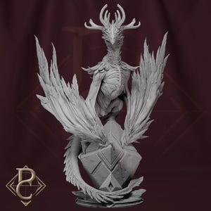 Seraphidax, Guardian of the Luminarum | Dragon Miniature | Parasite Collectibles | Cult of the Descended | 3D Resin Print