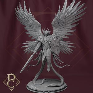 Radian Archon | Angelic Miniature | Parasite Collectibles | Cult of the Descended | 3D Resin Print