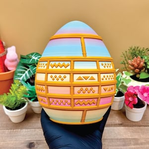 Easter Egg Lockbox | Holiday Puzzle | Secret Storage | 3D Filament Print