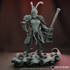 Wukong, the Monkey King | Legendary Miniature | Mojibake Collectibles | 3D Resin Print