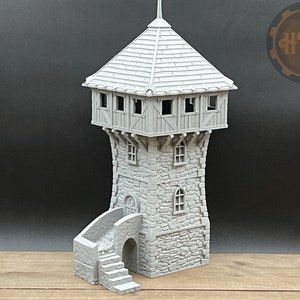 Defense Tower | Guard Station | 3D Filament Print | 3DP4U | Medieval Town Set 2