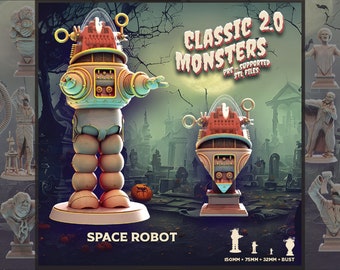 Space Robot | Automaton Miniature | Heroes & Beasts | Classic Movie Monsters 2.0 | 32mm