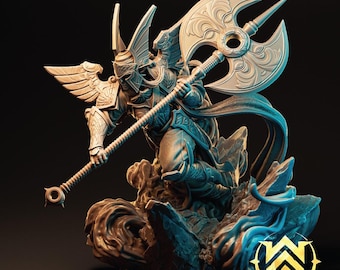 Keltria, la Ira de Dios / Miniatura de Valkyrie / El Gremio de Brujas / Impresión de resina 3D