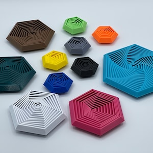 Nested Hexagon Fidget Toys