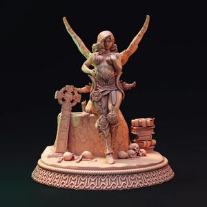 Lawerta | Succubus Miniature | Tulpa Workshop | Hour of the Bull | 3D Resin Print
