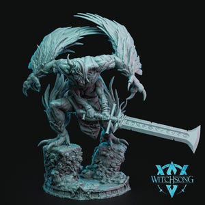Champion of Wrath | Demon Miniature | Witchsong Miniatures | TTRPG | 3D Resin Print