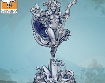 Isdrekinn, the Demon | Devil Miniature | Mariano Eliceche Miniatures | War of the Chromatic Dragons | 3D Resin Print