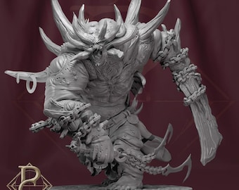 Avatar of Necrosis | Demon Miniature | Parasite Collectibles | Cult of the Descended | 3D Resin Print