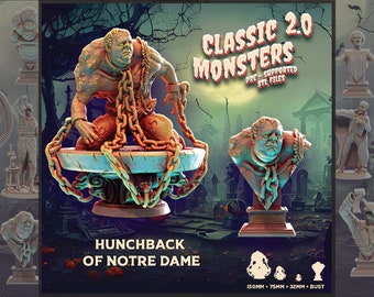 Hunchback of Notre Dame | Monster Miniature | Heroes & Beasts | Classic Movie Monsters 2.0 | 32mm