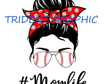 Baseball Mom Life Png