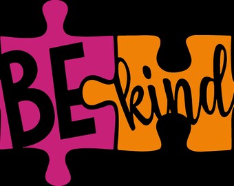 Be Kind Autism Png Svg