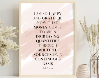 Daily Affirmation Digital Art, Bob Proctor Affirmation, Manifestation Art, Wall Decor, Digital Download