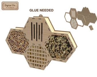 Insect Hotel Butterflies Bees Bugs Laser Cut File| dxf svg dwg png