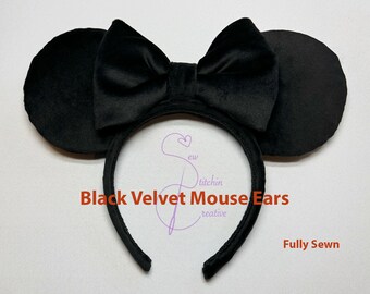 Black Velvet Mouse Ears
