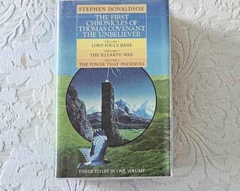 The First Chronicles of Thomas Covenant The Unbeliever by Stephen Donaldson || First Australian Edition 1983