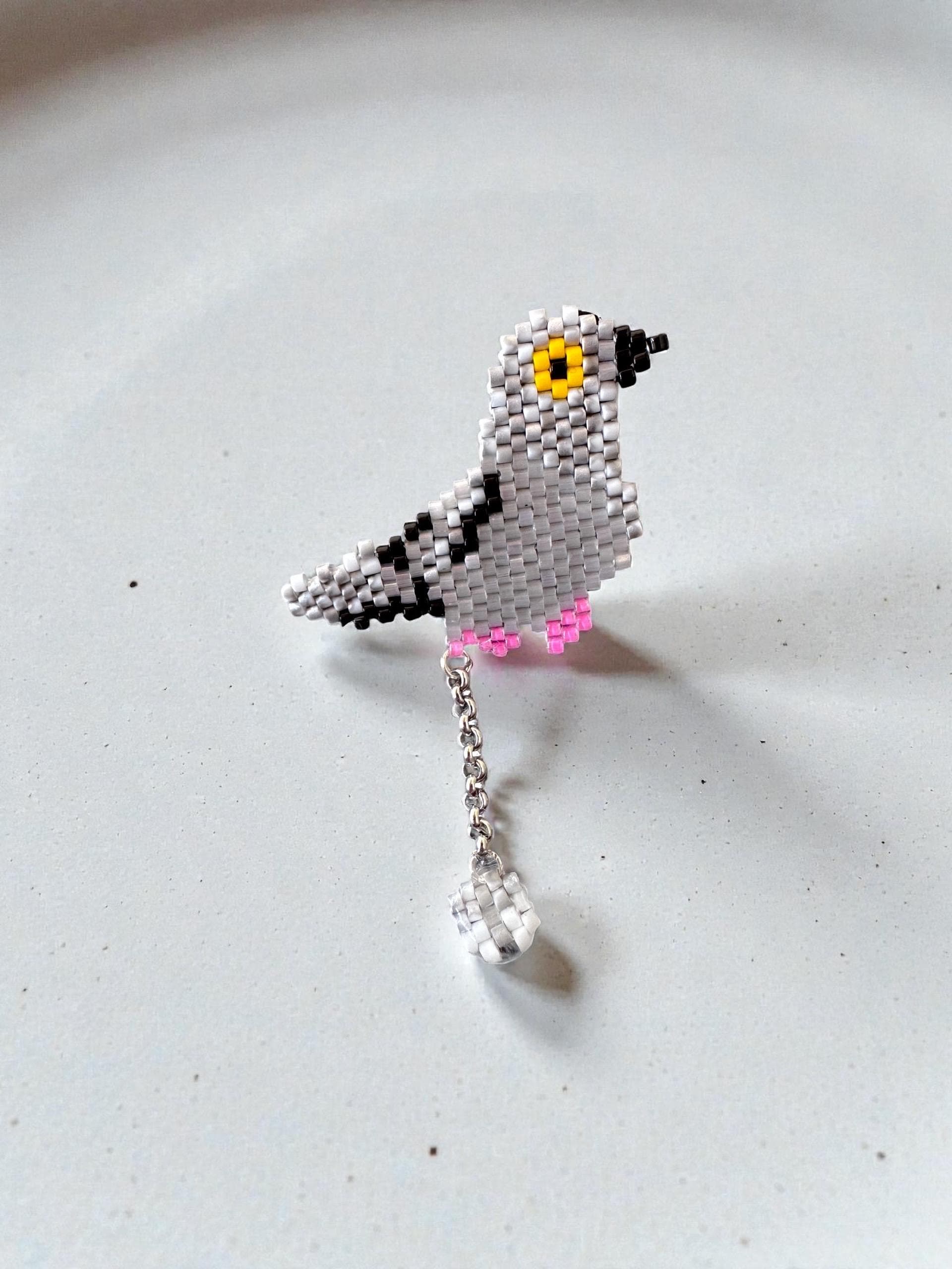 BROCHE NOEUD - Broche ornée de Perle - Cadeau original Femme