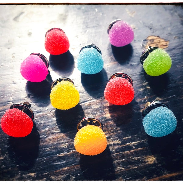 Bijou bonbon - broche sucrerie - pins fait main - petits bonbons colorés