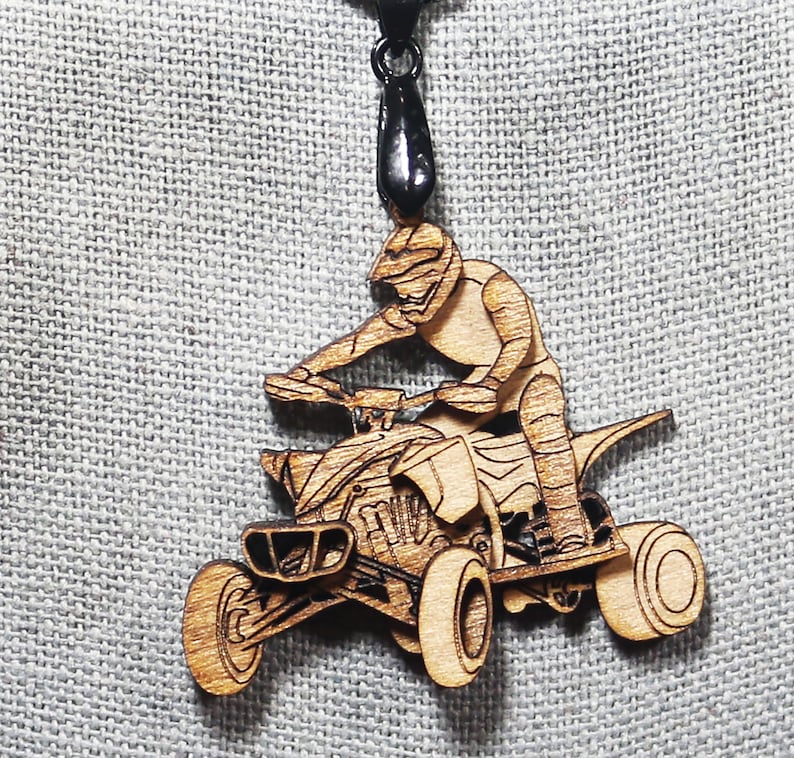 Quading Gift 3D ATV Quad Bike Necklace - 4 Wheeler, Men's Jewelry, Dirtbike - Etsy