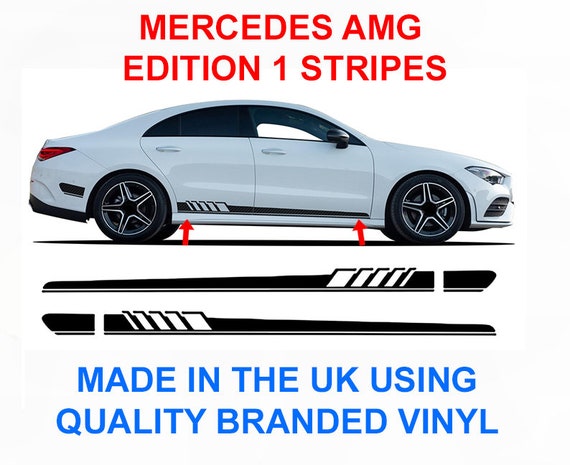 kubus van nu af aan Land van staatsburgerschap Mercedes Edition 1 Stripes for CLA45 A45 AMG Sticker Vinyl - Etsy
