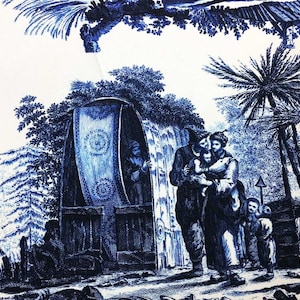 French Fabric, Toile De Jouy Antique French Fabric, Toile Upholstery Fabric By The Yard, French Country Fabric, French Provincial Fabric