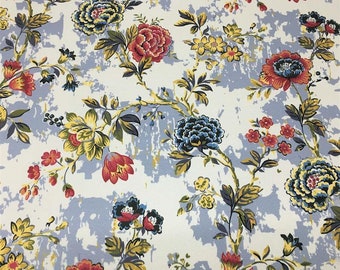 Tkanina obiciowa w kwiaty w stylu vintage, styl shabby chic, cięta na wymiar