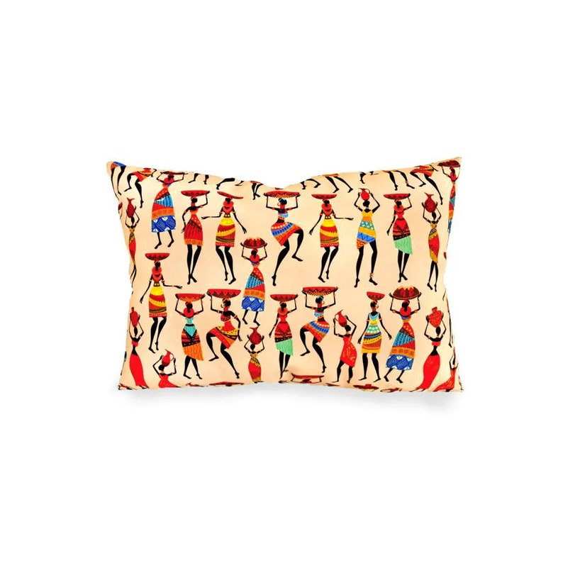 African Pillow Covers, Long Lumbar Pillows, Accent Throw Pillows, Block