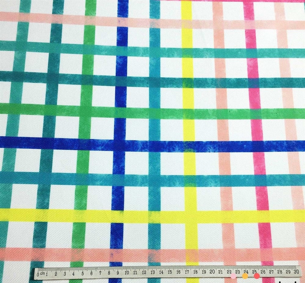 Whaline Stoffpaket – 5 Stück Baumwoll-Fatquarters (25 X 25 Cm) In Pastell-Karo Für Ostern & Frühling