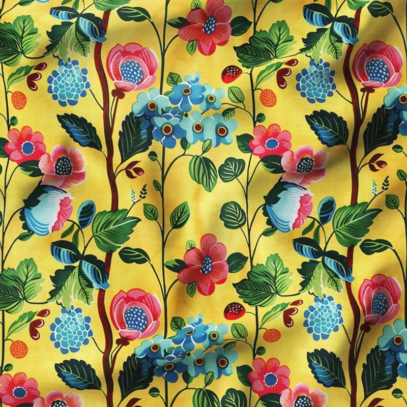 A closer look at Botanical Patterned Textiles For Furniture
