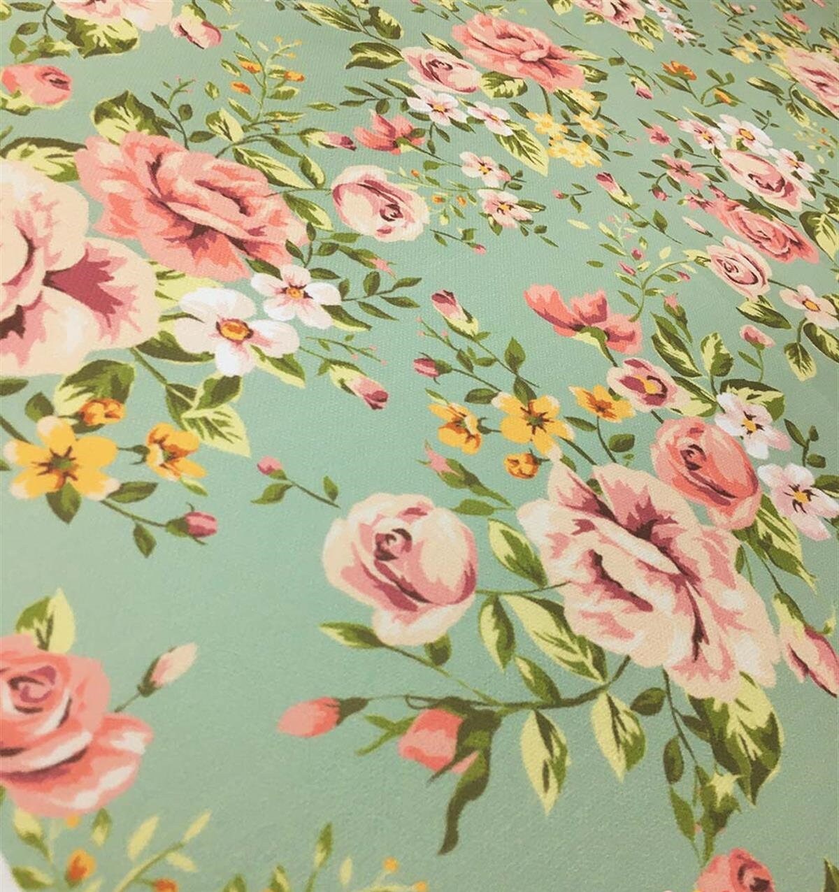 Boho Dusty Rose Floral Fabric Pink Roses Pattern Upholstery - Etsy