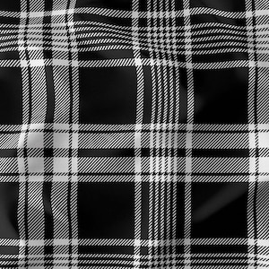 Black White Plaid Fabric, Tartan Fabric By The Yard, Upholstery Fabric, Classic Buffalo Plaid Fabric, Plaid Liverpool Fabric