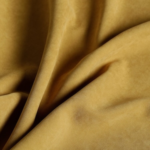 Mustard Yellow Solid Color Fabric, Yellow Upholstery Fabric, Premium Quality Woven Canvas Fabric, Art Gallery Solid Fabric By The Yard