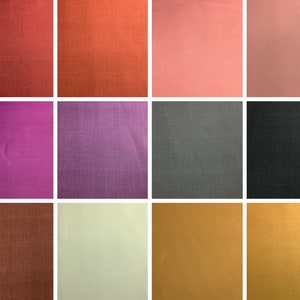 Solid Color Fabrics, Soft Plain Linen Look Upholstery Fabric By The Yard, Premium Solid Fabric, Quilt Canvas Fabric, Many Colors Fabric