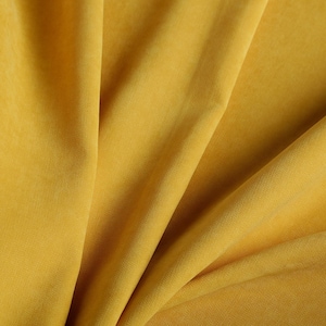 Yellow Upholstery Fabric by the Yard, Premium Quality Yellow Canvas Fabric, Art Gallery Solid Fabric By The Yard for Chairs Sofa Curtain