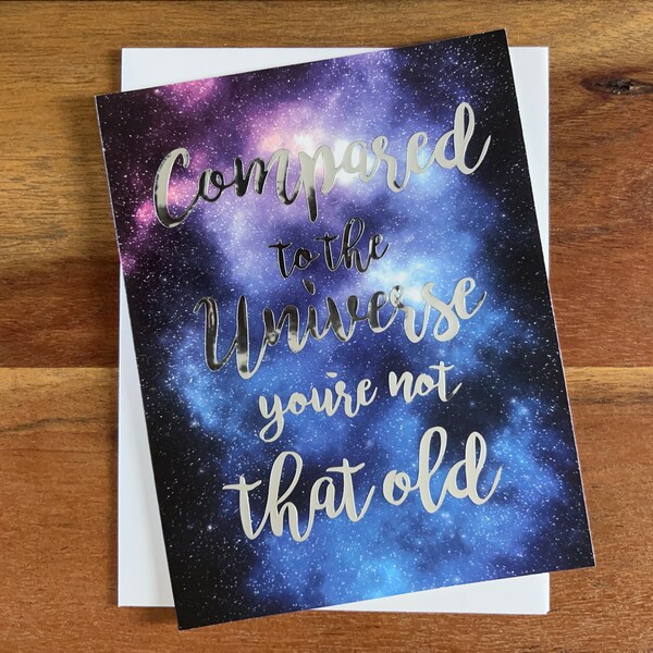 Universe Greeting Card Etsy