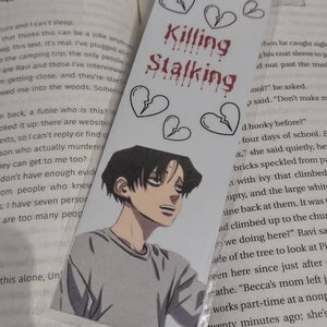 Killing Stalking 3 Inches Card Bookmark Oh Sangwoo Yoon Bum Book